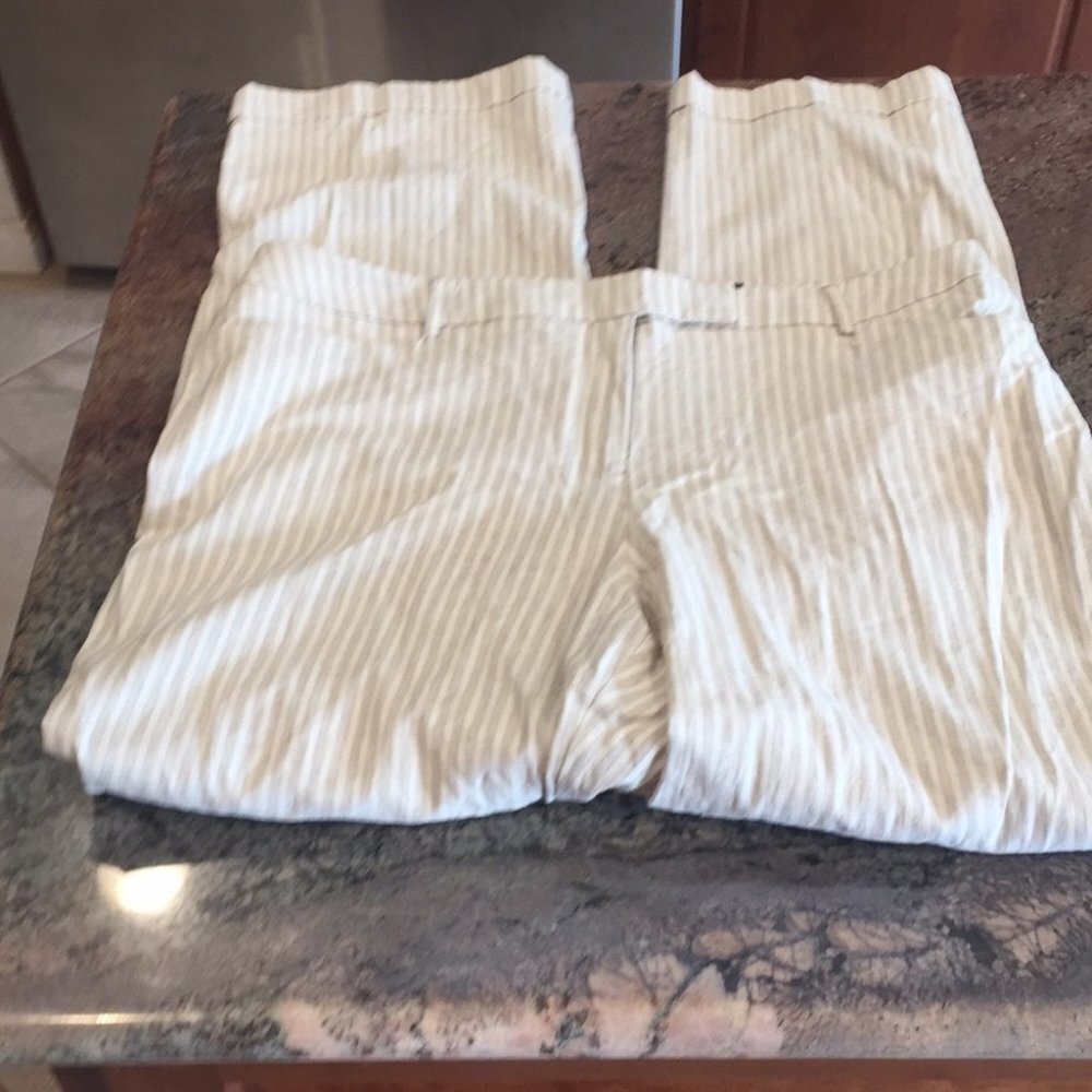 16 Lane Bryant Linenβ Pants H06 1348